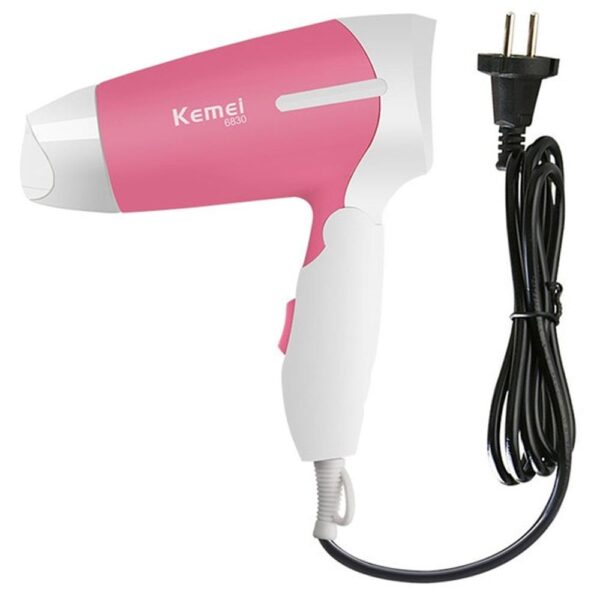 Kemei KM-6830 Professional Hair Dryer for Women - Pink